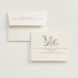 "French Train" - Wedding Thank You Cards in Rose by Ani Somi - FREE Recipient Addressing