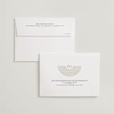 "Modernist Monogram" - Wedding Thank You Cards in Latte by Christie Garcia - FREE Recipient Addressing