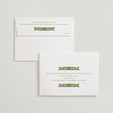 "Inlay Frame" - Wedding Thank You Cards in Avocado by Katharine Watson - FREE Recipient Addressing