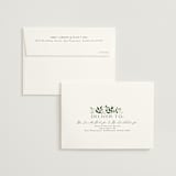 "Garden Serenity" - Wedding Thank You Cards in Greenery by Itsy Belle Studio - FREE Recipient Addressing