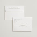 "Effervescent" - Wedding Thank You Cards in Dove by Meggy Masters - FREE Recipient Addressing