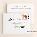 "Framed in Ferns" - Wedding Thank You Cards in Petal by Kristie Kern - FREE Recipient Addressing