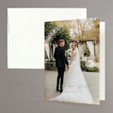 "glitter arch" - Wedding Thank You Cards in Champagne by Design Lotus - Front