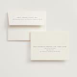 "Swoon" - Wedding Thank You Cards in Cotton by Carolyn Nicks - FREE Recipient Addressing