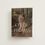 "Overlay" - Wedding Thank You Cards in Silk by Kelly Schmidt - Front