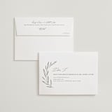 "Leaves" - Wedding Thank You Cards in Moss by Kelly Schmidt - FREE Recipient Addressing