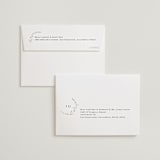 "Vine Wrap" - Wedding Thank You Cards in Cotton by Amy Kross - FREE Recipient Addressing