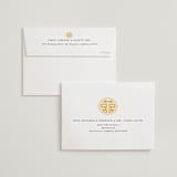 "HAPPINESS x 2" - Wedding Thank You Cards in Ruby by Melanie Kosuge - FREE Recipient Addressing