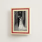 "Woven" - Wedding Thank You Cards in Navy by Baumbirdy - Front