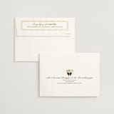 "Tuileries" - Wedding Thank You Cards in Golden by Claudia Orengo - FREE Recipient Addressing