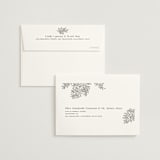 "Heirloom Branches" - Wedding Thank You Cards in Midnight by GeekInk Design - FREE Recipient Addressing