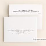 "Thrilling" - Wedding Thank You Cards in Snow by Design Lotus - FREE Recipient Addressing