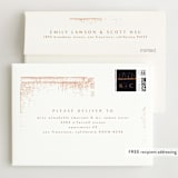 "Dazzling" - Wedding Thank You Cards in Noir by Phrosné Barwood - FREE Recipient Addressing