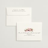 "Lush" - Wedding Thank You Cards in Blush by Susan Moyal - FREE Recipient Addressing