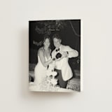 "boxed in" - Foil-Pressed Folded Wedding Thank You Cards in Quartz by Jenny Millington - Front