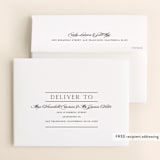"Heard the news" - Wedding Thank You Cards in Cotton by Stacey Meacham - FREE Recipient Addressing