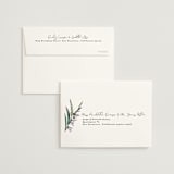 "Bold Bouquet" - Wedding Thank You Cards in Midnight by Susan Moyal - FREE Recipient Addressing
