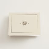 "Seaside" - Wedding Thank You Cards in Champagne by Griffinbell Paper Co. - Front