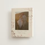 "Shining Florals" - Wedding Thank You Cards in Almond by frau brandt - Front