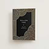 "ionic" - Wedding Thank You Cards in Onyx by Lori Wemple - Front