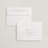 "Postcard" - Wedding Thank You Cards in Snow by Kaydi Bishop - FREE Recipient Addressing