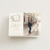 "Rococo" - Wedding Thank You Cards in Pearl by Jenna Holcomb - Front