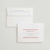 "Patchwork Border" - Wedding Thank You Cards in Fruit Punch by Morgan Kendall - FREE Recipient Addressing