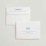 "Knightsbridge" - Wedding Thank You Cards in Sky by Jackie Crawford - FREE Recipient Addressing
