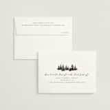 "Vista" - Wedding Thank You Cards in Fallen Snow by Robin Ott - FREE Recipient Addressing