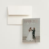 "Together" - Wedding Thank You Cards in Cream Puff by Pixel and Hank - Front