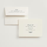 "Opulent Border" - Wedding Thank You Cards in Dark Navy by Hooray Creative - FREE Recipient Addressing