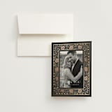 "Timeless Nature" - Wedding Thank You Cards in Ebony by Ana de Sousa - Front
