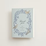 "meet me in the garden" - Wedding Thank You Cards in Cornflower by Grae - Front