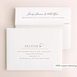 "Henley" - Wedding Thank You Cards in Quartz by Kristie Kern - FREE Recipient Addressing