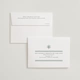 "Aatreya" - Wedding Thank You Cards in Aqua by Pati Cascino - FREE Recipient Addressing
