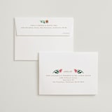 "Indian garden" - Wedding Thank You Cards in Sindoor by Creo Study - FREE Recipient Addressing