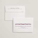 "Amber Palace" - Wedding Thank You Cards in Garnet by Chris Griffith - FREE Recipient Addressing