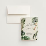"Our Paradise" - Wedding Thank You Cards in Tropical by Elly - Front
