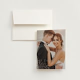 "KEIRAH" - Wedding Thank You Cards in Slate by Melanie Kosuge - Front