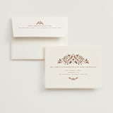 "Autumnal Arch" - Wedding Thank You Cards in Deep Sea by Erin German - FREE Recipient Addressing