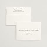 "Chisel" - Wedding Thank You Cards in Quartz by Kristie Kern - FREE Recipient Addressing