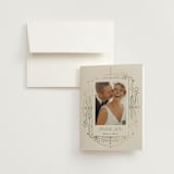 "Ornate Elegance" - Wedding Thank You Cards in Ivory by Maria Hilas-Louie - Front