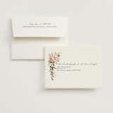 "Timeless Blooms" - Wedding Thank You Cards in Peony by Susan Moyal - FREE Recipient Addressing