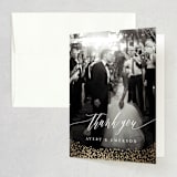 "Aspen" - Wedding Thank You Cards in Midnight by Kristie Kern - Front