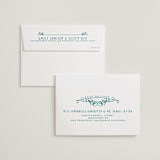 "Ornate Deco" - Wedding Thank You Cards in Goldenrod by GeekInk Design - FREE Recipient Addressing