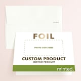 "Landscape Custom" - Wedding Thank You Cards in Golden by Minted Custom - Front
