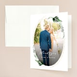 "Sparkling Ferns" - Wedding Thank You Cards in Garden by Kristie Kern - Front