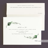"Sparkling Ferns" - Wedding Thank You Cards in Garden by Kristie Kern - FREE Recipient Addressing