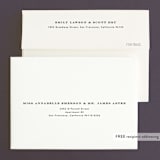 "Edgy Charm" - Wedding Thank You Cards in Ivory by Kimberly FitzSimons - FREE Recipient Addressing