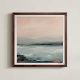 "Sunset Cove (edition of 5)" - Rare Edition Art Print in Wave by Lindsay Megahed - Framed